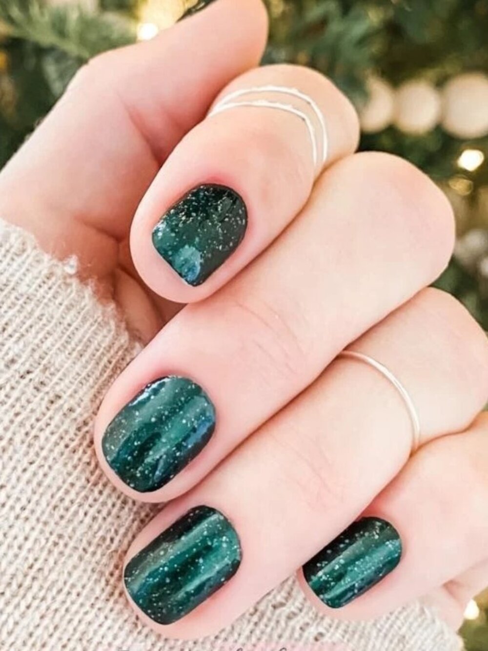 Scot‎ Topic - Color Street Nail Polish Strips NWT Retired Dark Green Nail Polish